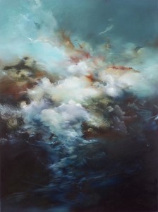 Entropy (High) II, by Joerg Dressler (2014): oil on canvas, 48 x 36 inches